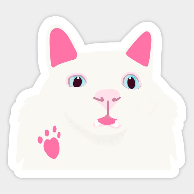 Hi! I am Cat Sticker by PatternbyNOK